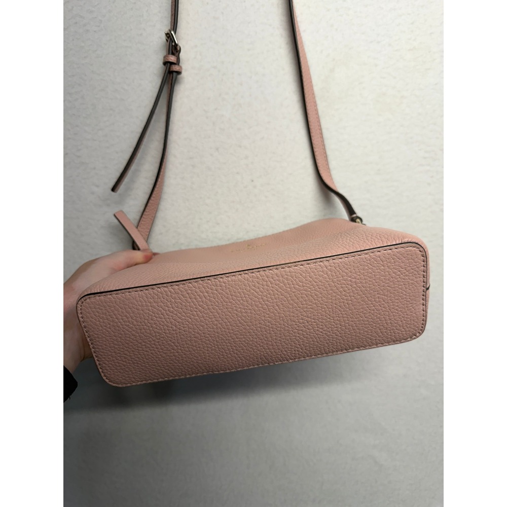 Kate Spade New York Pink Pebbled Leather Dome Crossbody Bag - Picture 3 of 7